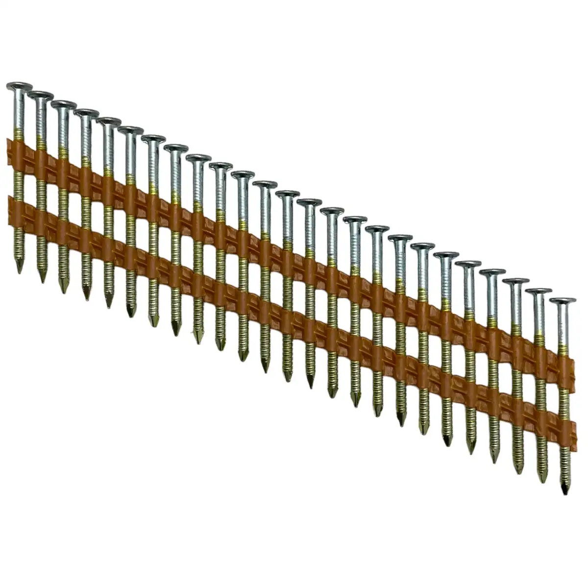 Trusty Реечные гвозди 2,9х50мм (4000 шт) ершёные цинк 21 градус на пластике