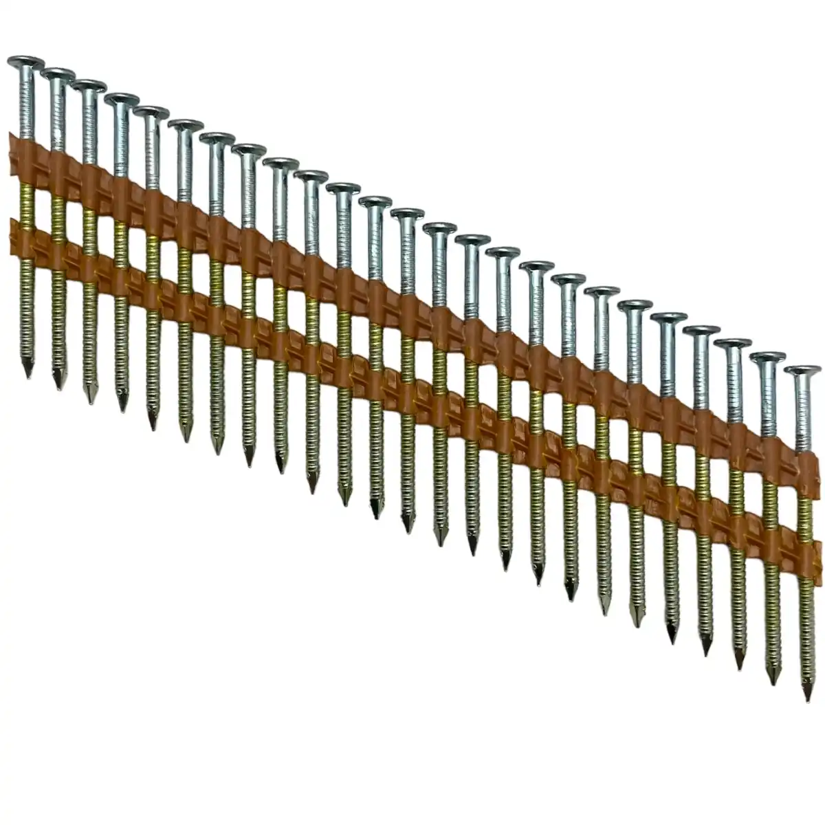 Trusty Реечные гвозди 2,9х60мм (4000 шт) ершёные цинк 21 градус на пластике