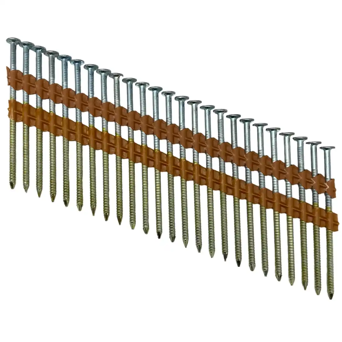 Trusty Реечные гвозди 2,9х70мм (4000 шт) ершёные цинк 21 градус на пластике